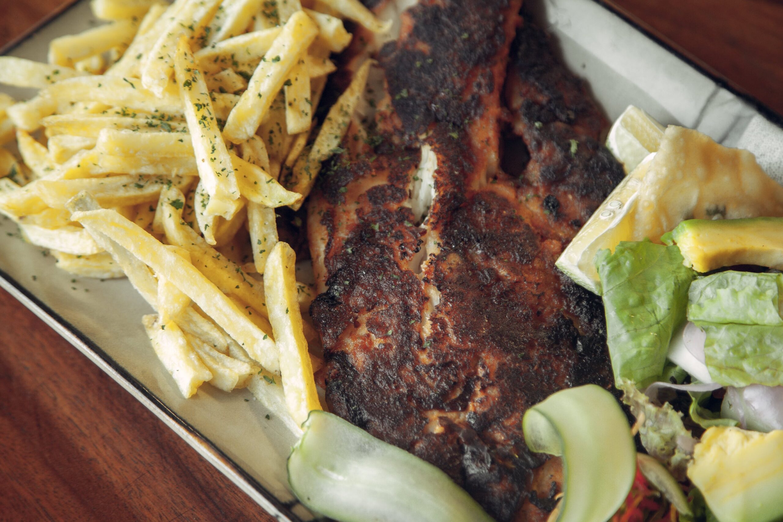 Blackened Samaki Filet
