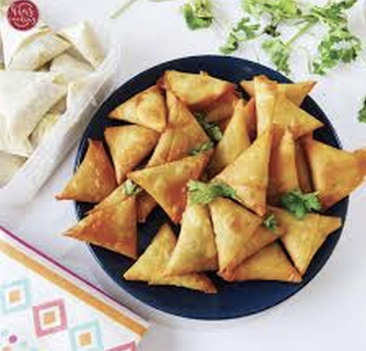 Feta and  Coriander Samosas (3pcs)