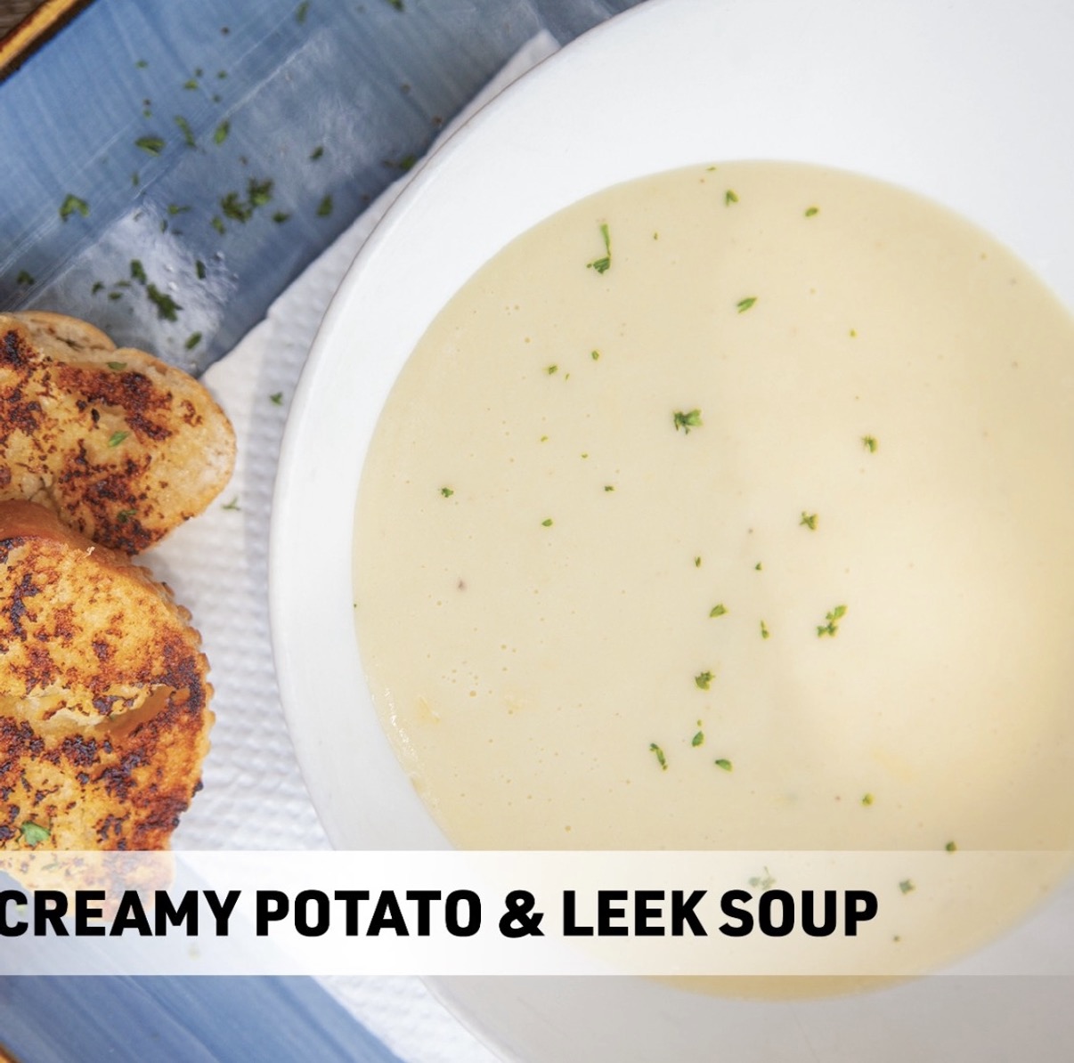 Creamy Potato &amp; Leek Soup