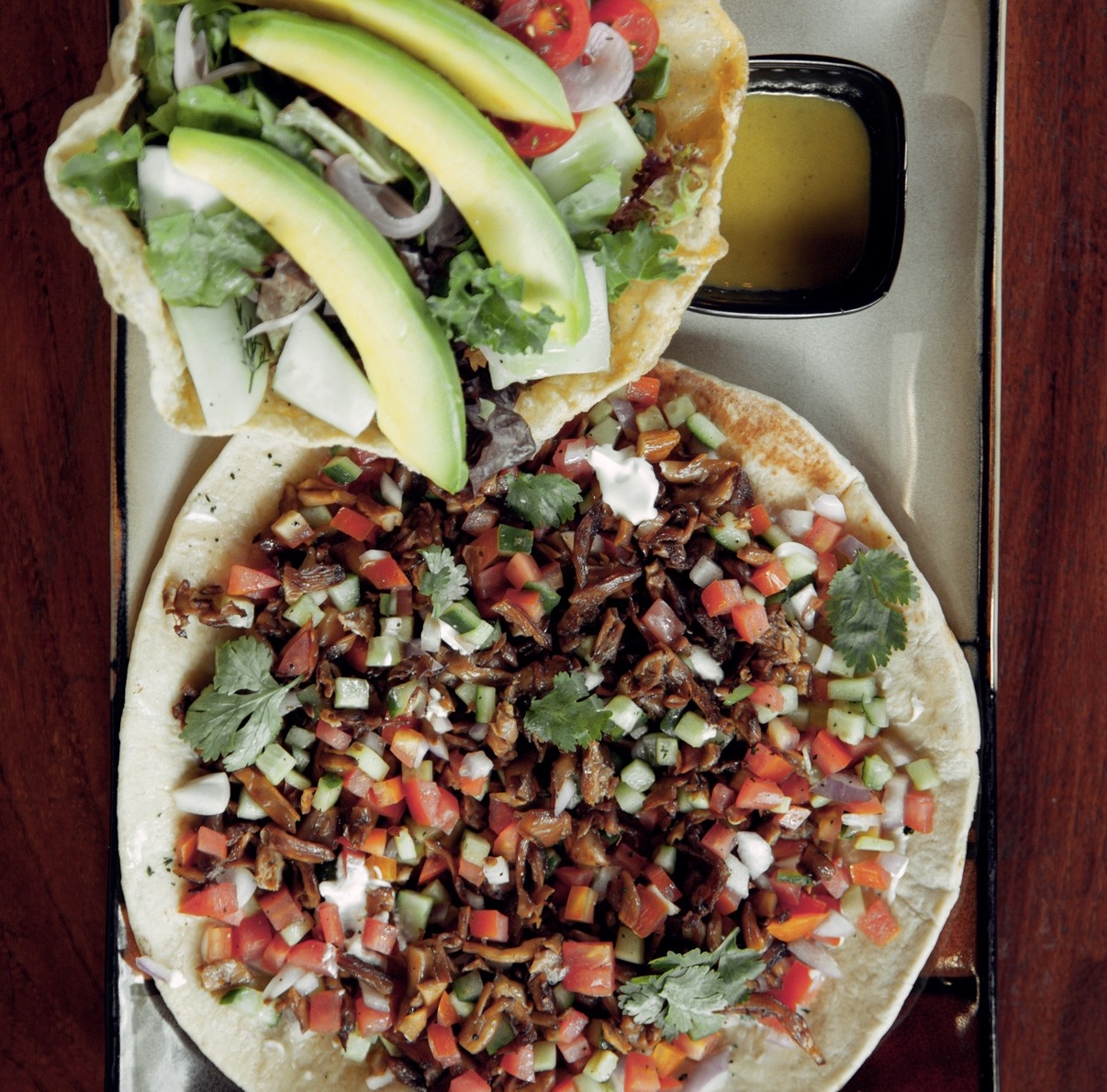 Roasted Mushroom Shawarma